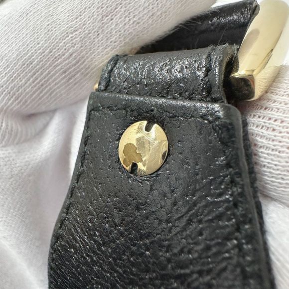 Gucci Bag Women's Brand New Jackie Handbag GG Canvas Black 124407 Handbag - Picture 9 of 12